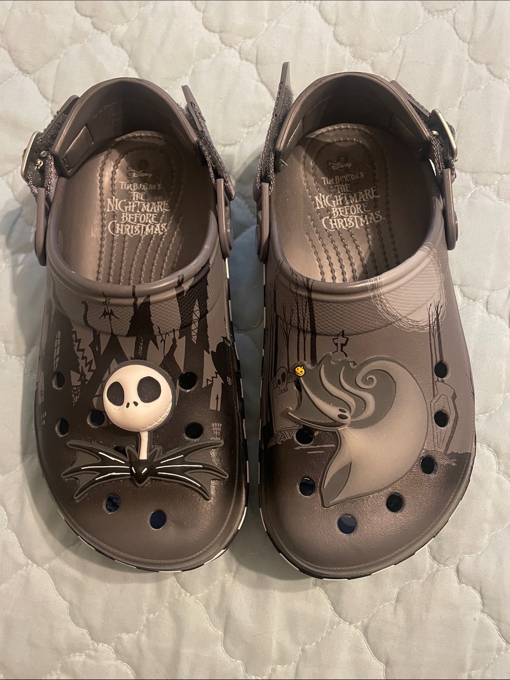 Disney The Nightmare Before Christmas  Grey Jack Skellington Clogs